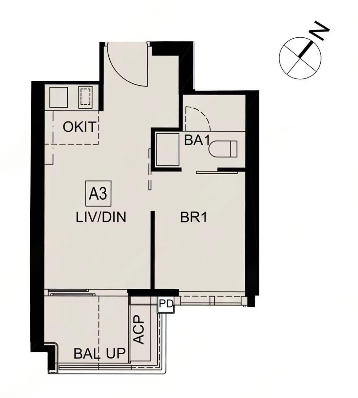天璽・天 Cullinan Sky 開放式戶型 - 236-289呎，487萬起